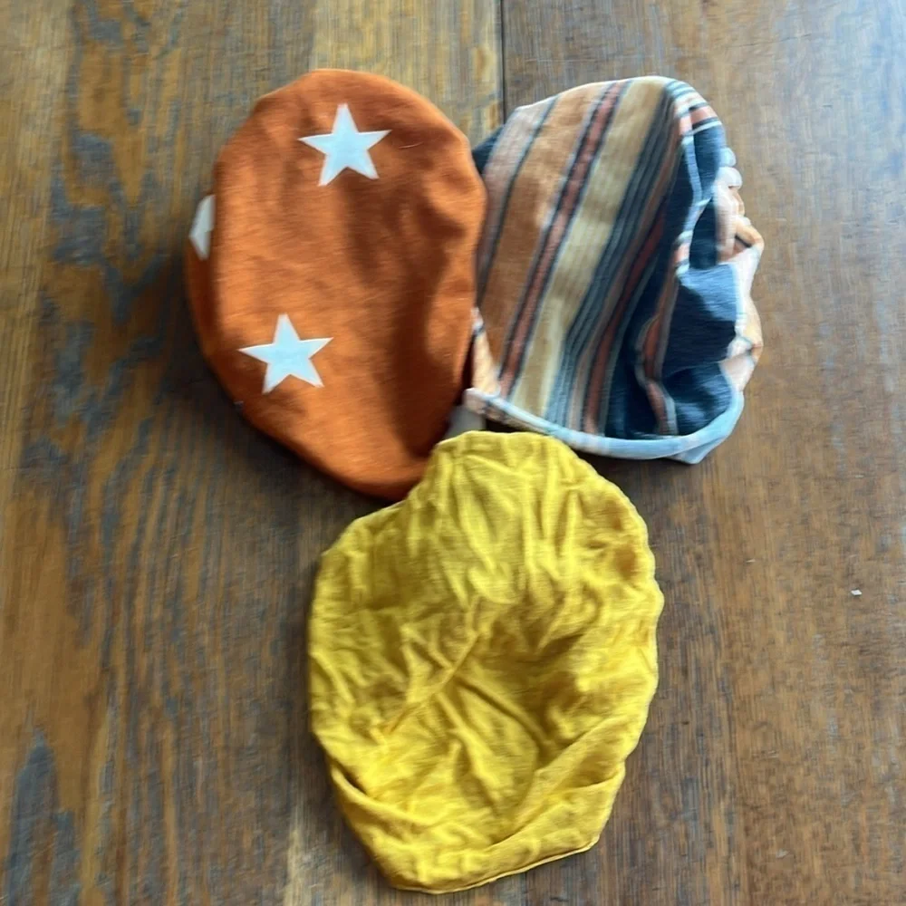 Bunny Knot Infant Hair Wraps Bundle of Three Size Extra Small